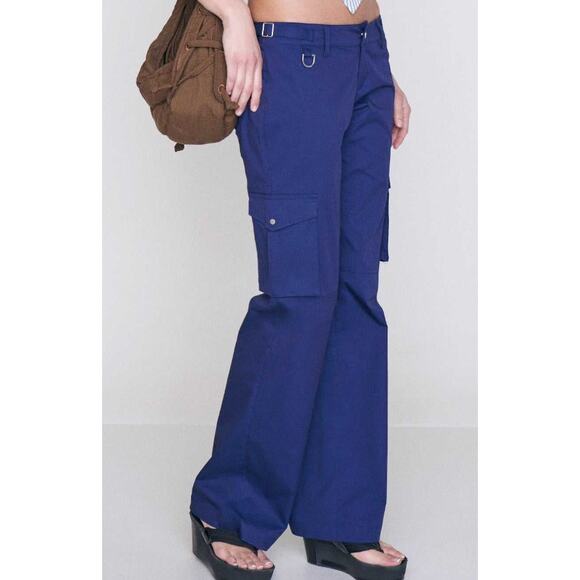 NWT miaou Elias Cargo Tecxh Utility Pants in BLue Size XL X-Large - Picture 1 of 6